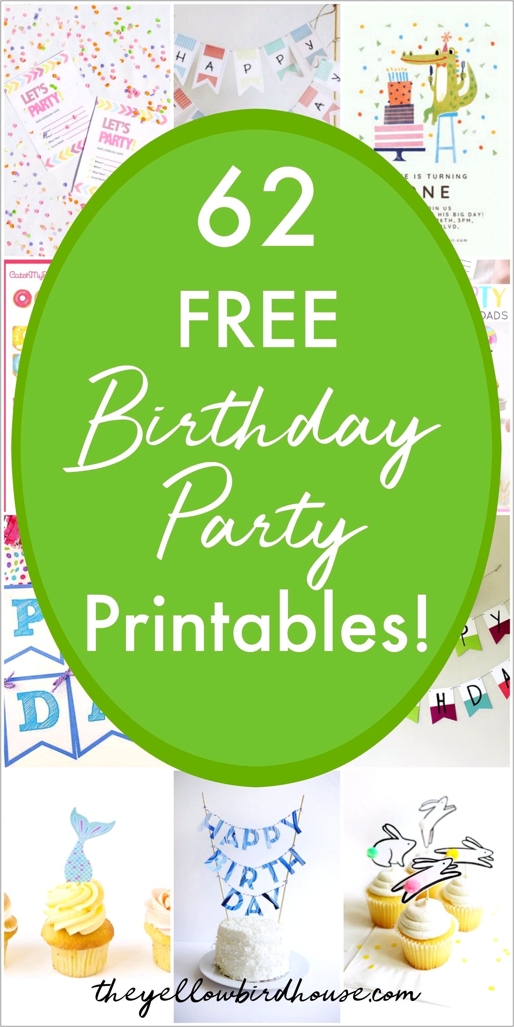 Birthday Cupcake Topper Template Free Download
