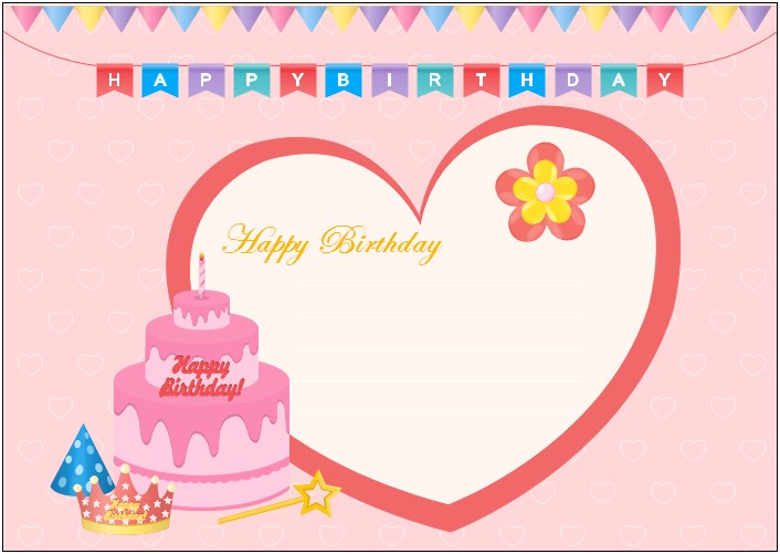 Birthday Greeting Cards Templates Free Download