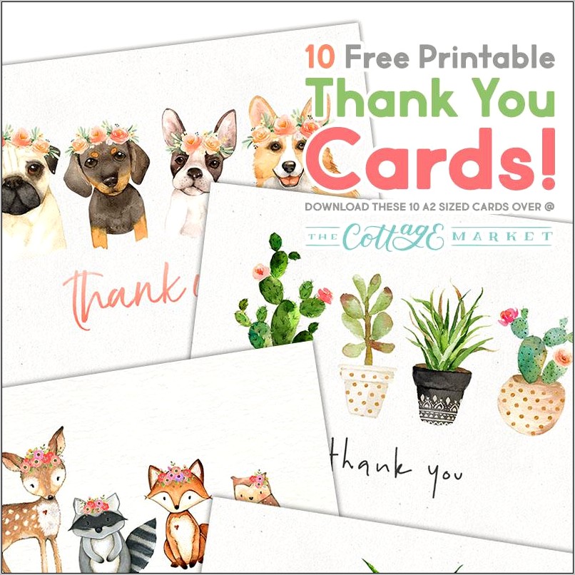 Birthday Thank You Card Template Free