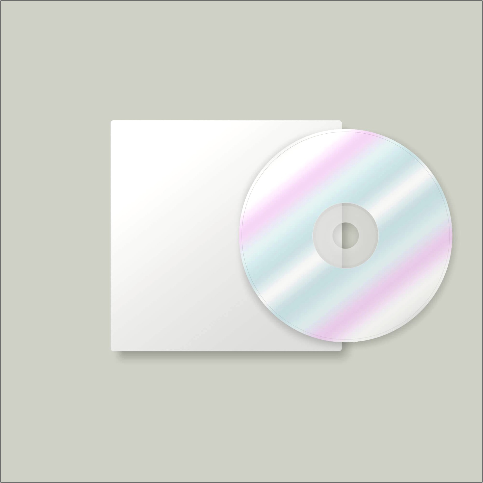 Blank Cd Template Psd Free Download