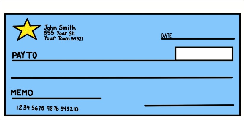Blank Cheque Template Download Free Uk
