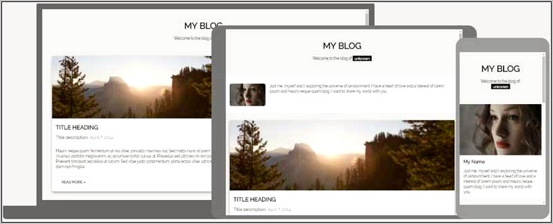 Blog Html Css Template Free Download