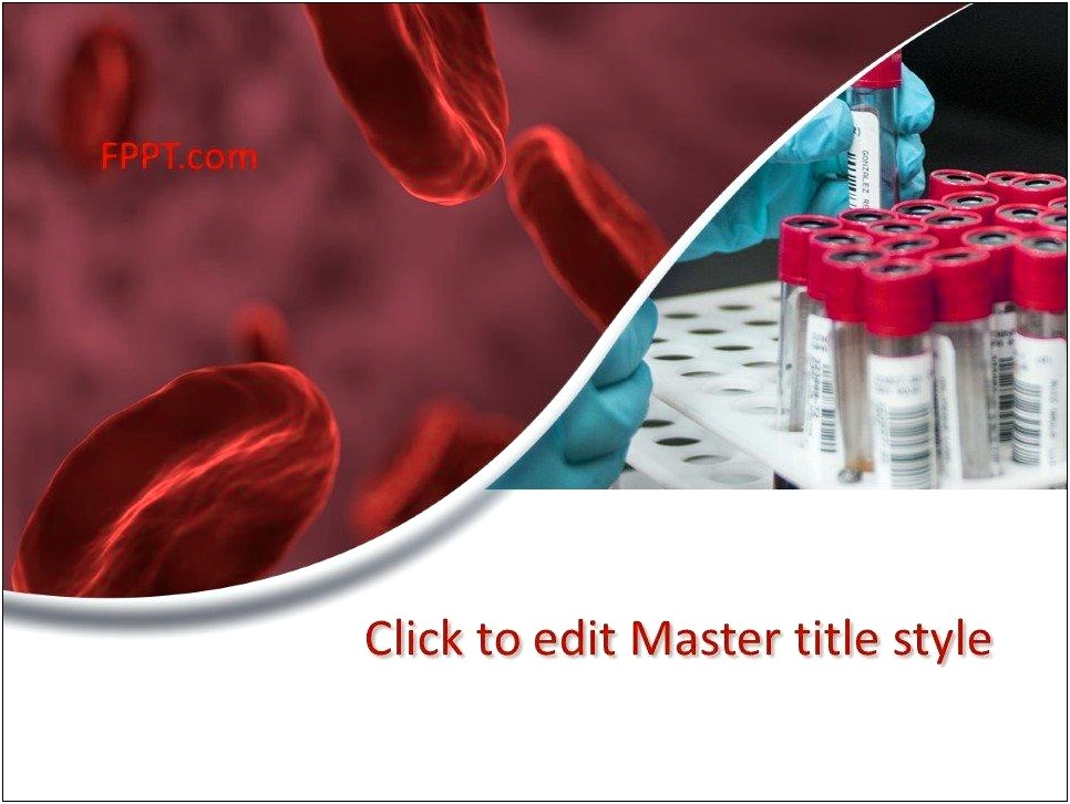 Blood Cell Powerpoint Template Free Download