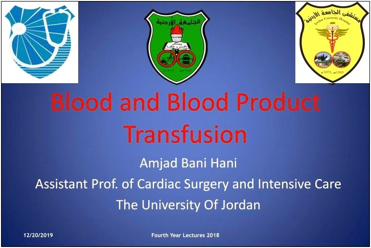 Blood Transfusion Powerpoint Templates Free Download