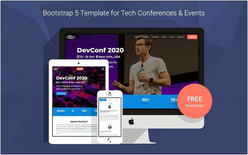 Bootstrap 3 Html Template Free Download