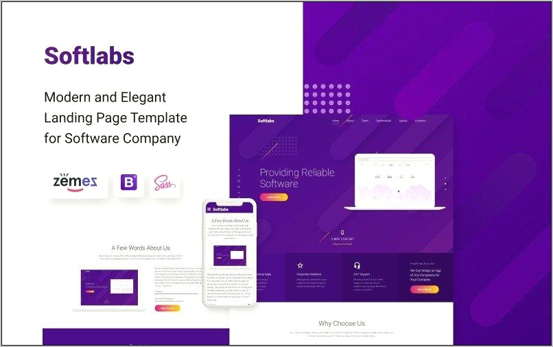 Bootstrap 3 Landing Page Templates Free