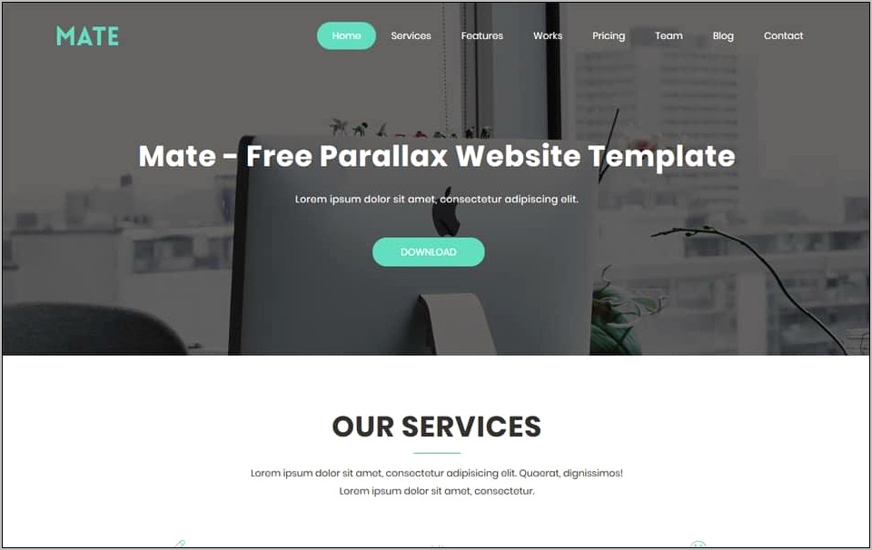 Bootstrap 4 Html Template Free Download