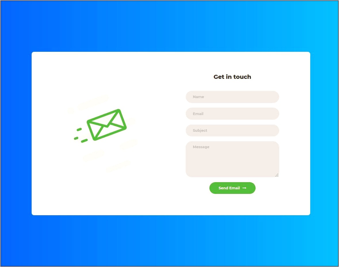 Bootstrap Html Form Template Free Download
