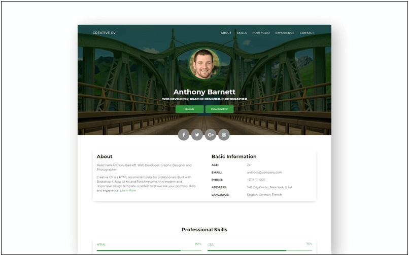 Bootstrap Html Responsive Templates Free Download