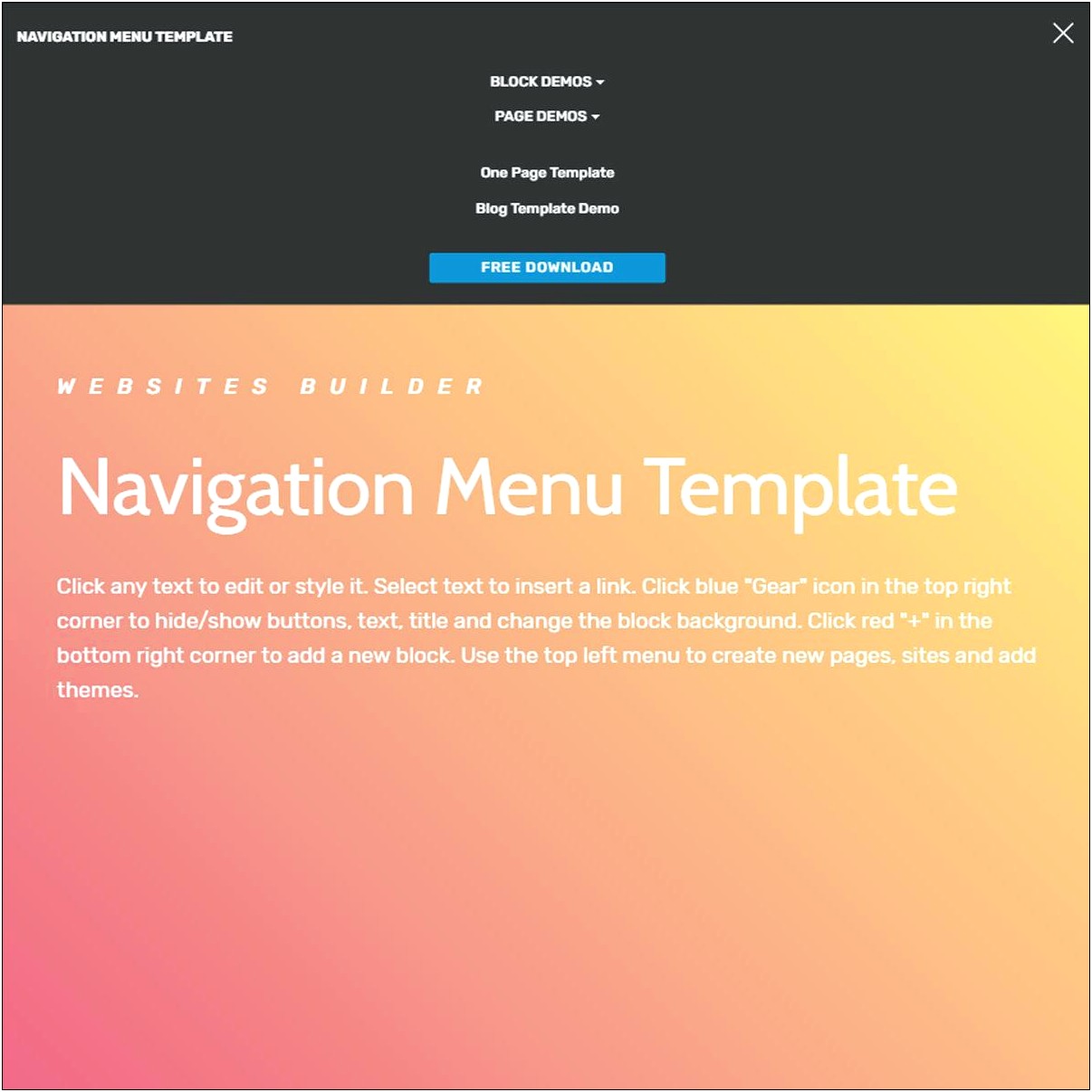 Bootstrap Left Sidebar Template Free Download