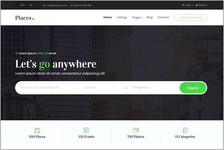 Bootstrap Master Page Templates Free Download