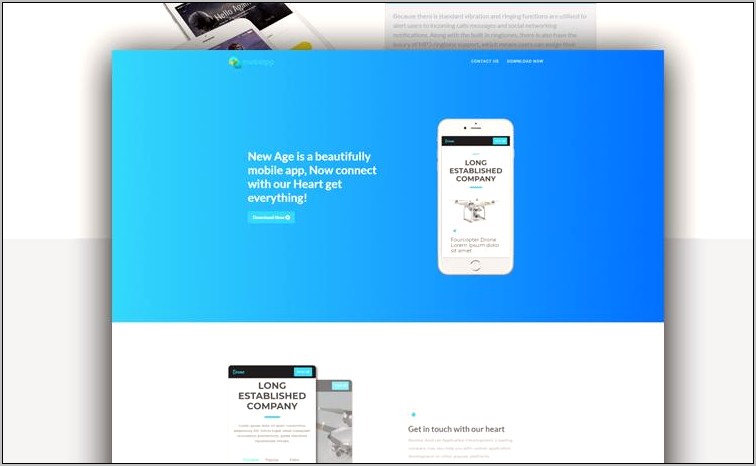 Bootstrap One Page Scroll Template Free