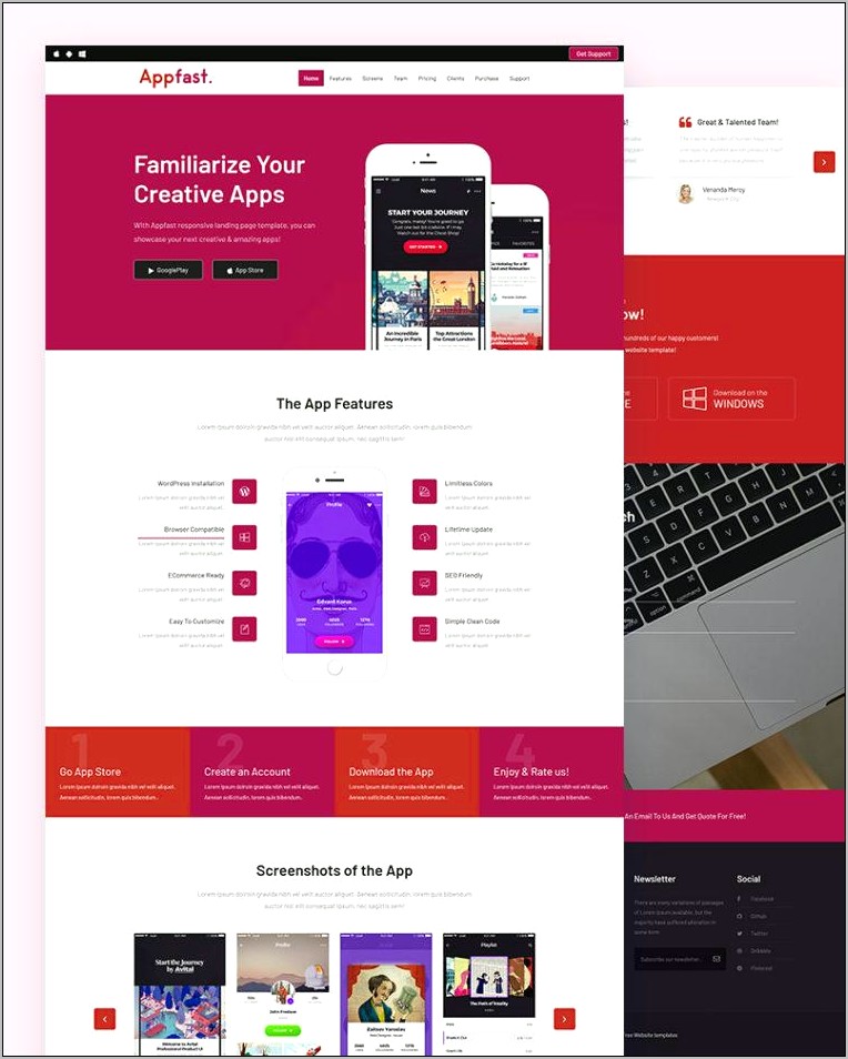 Bootstrap Master Page Template Free Download