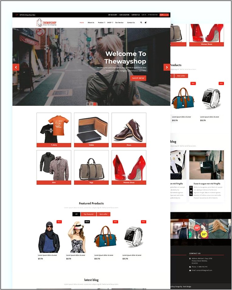 Bootstrap Responsive Ecommerce Template Free Download