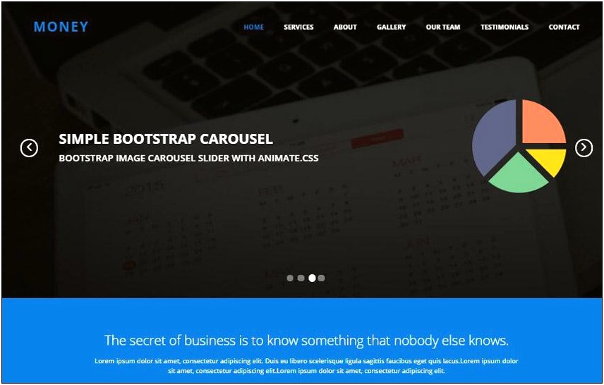 Bootstrap Responsive Slider Templates Free Download