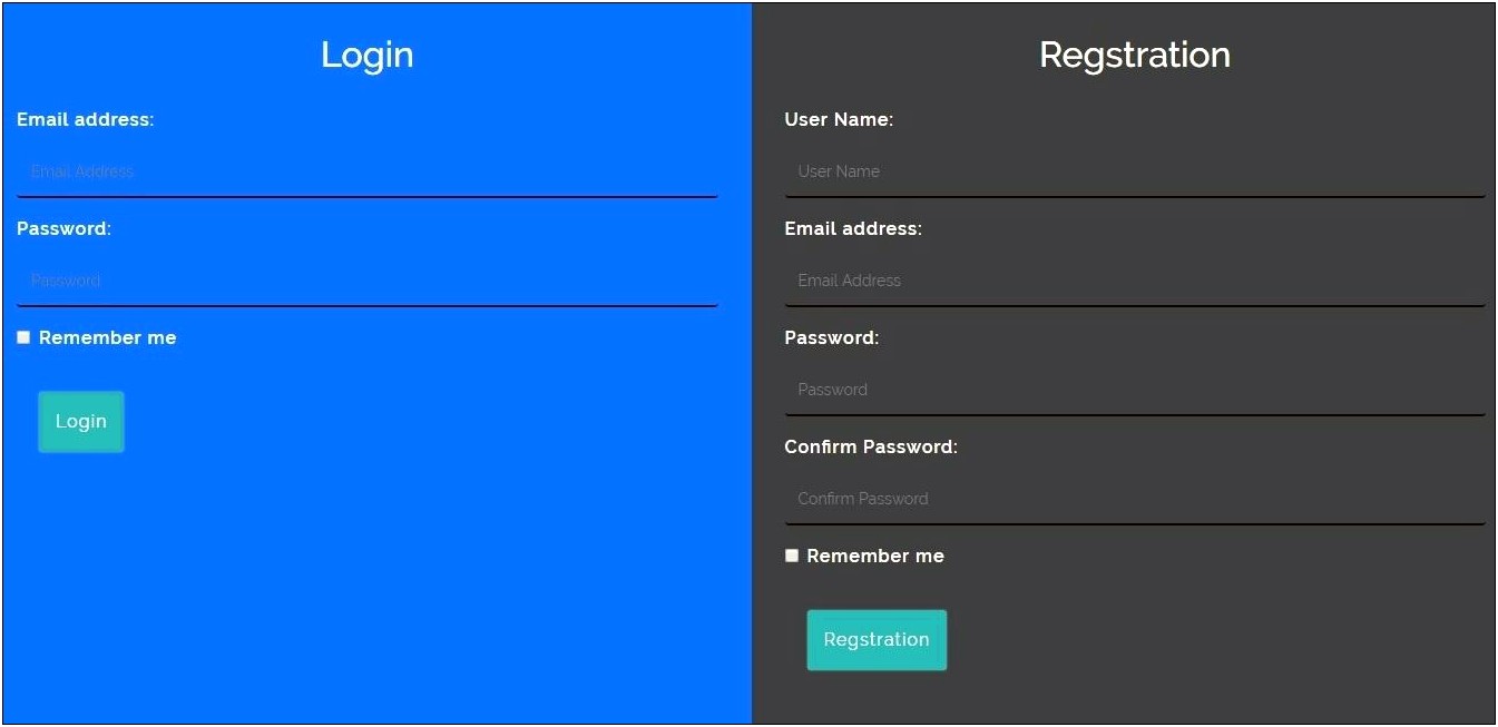 Bootstrap Simple Login Template Free Download