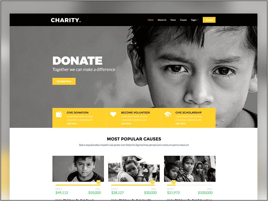 Bootstrap Templates For Ngo Free Download