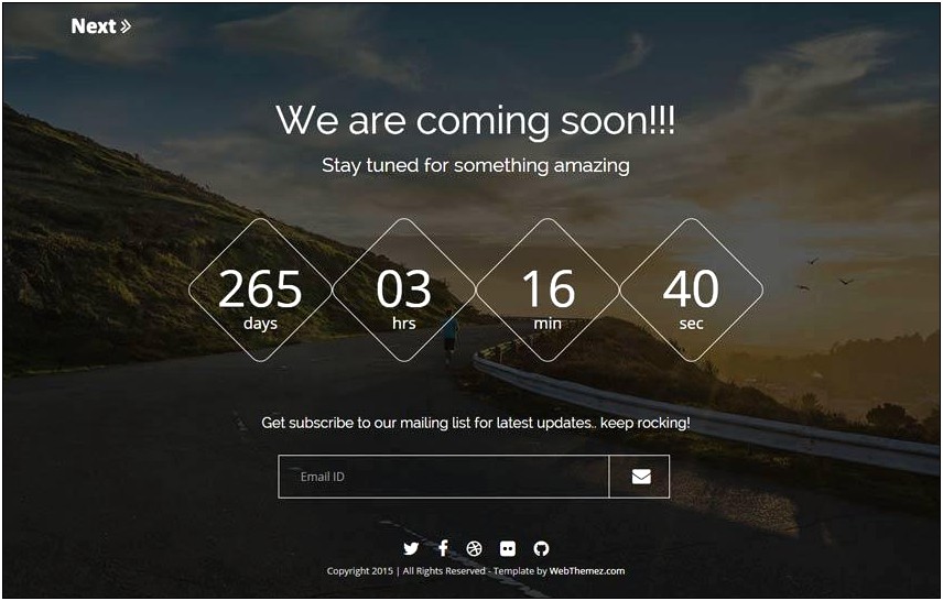 Bootstrap Templates Free Under Construction Page