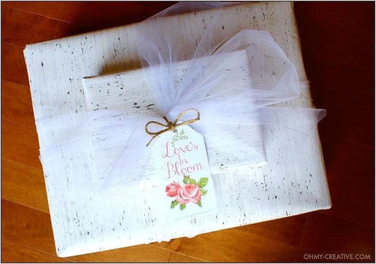 Bridal Shower Gift List Template Free