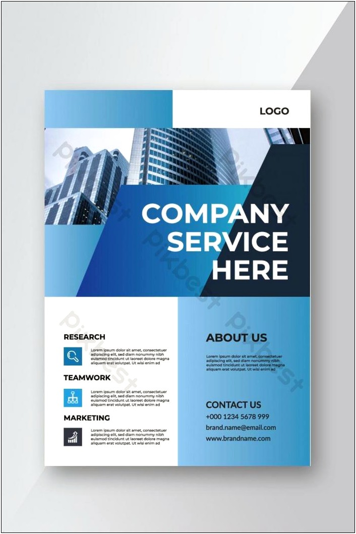 Brochure Cover Page Design Templates Free