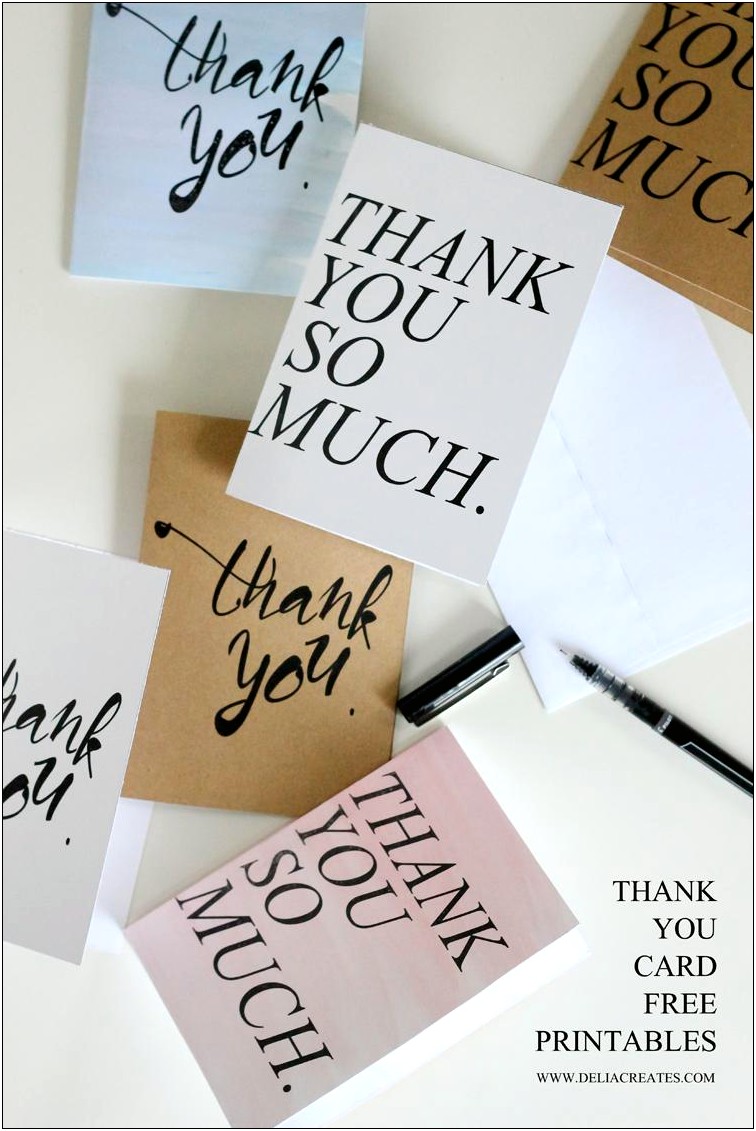 Bsa Free Thank You Note Template