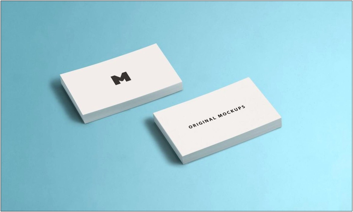 Business Card Mock Up Template Free