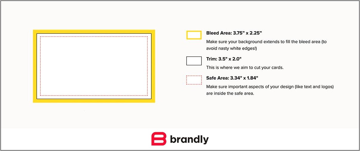 Business Card Size Template Free Download