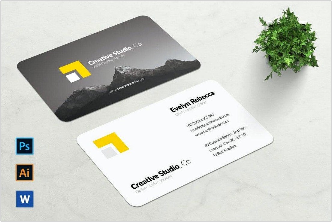Business Card Template Free Google Doc