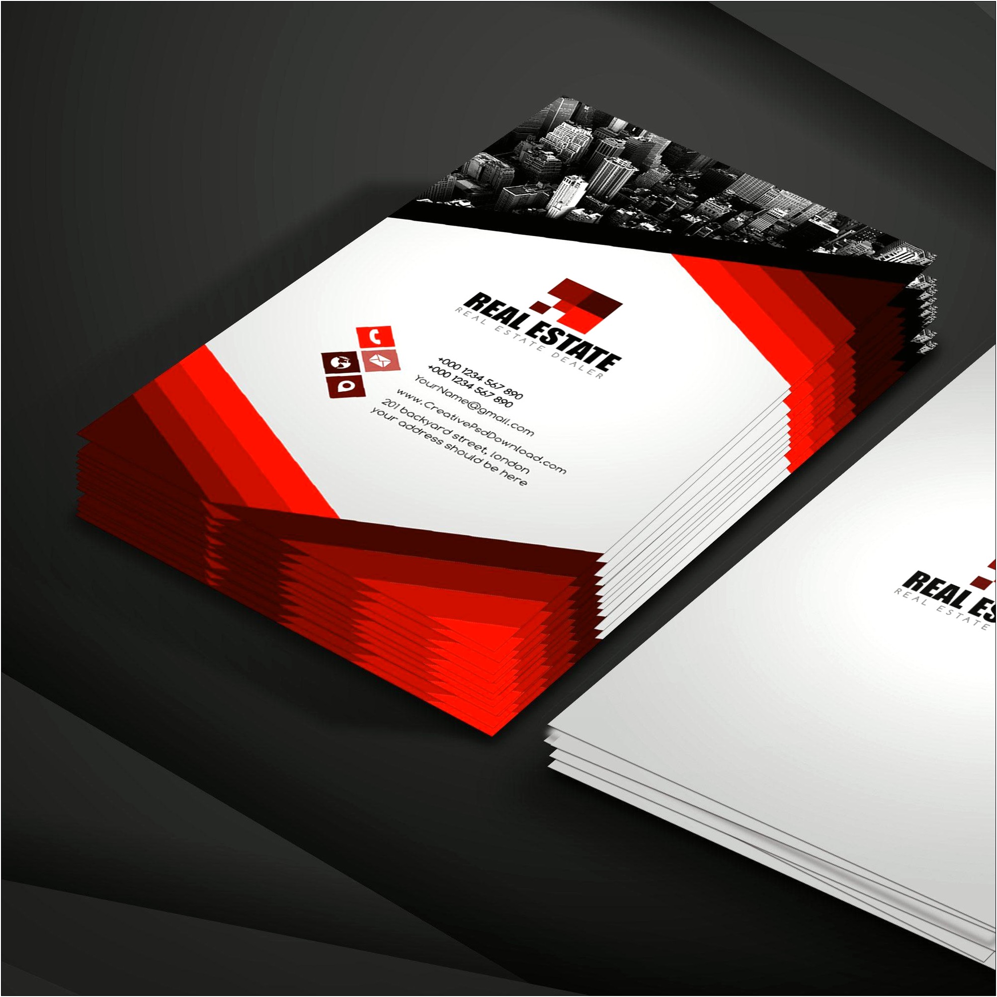 Business Card Template Photoshop Download Free