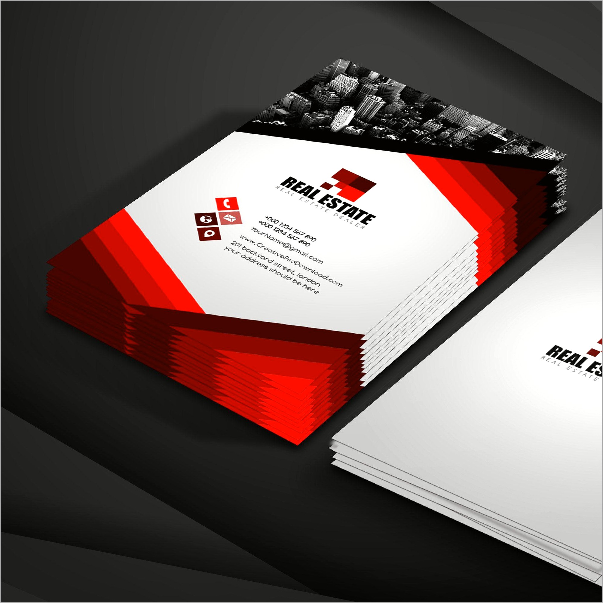 Business Card Template Photoshop Free Download