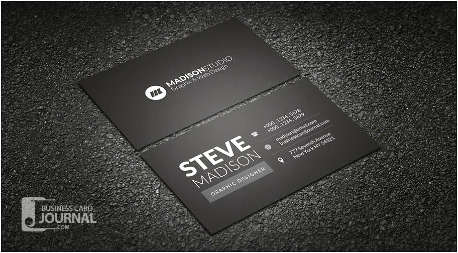 Business Cards Photoshop Template Free Download