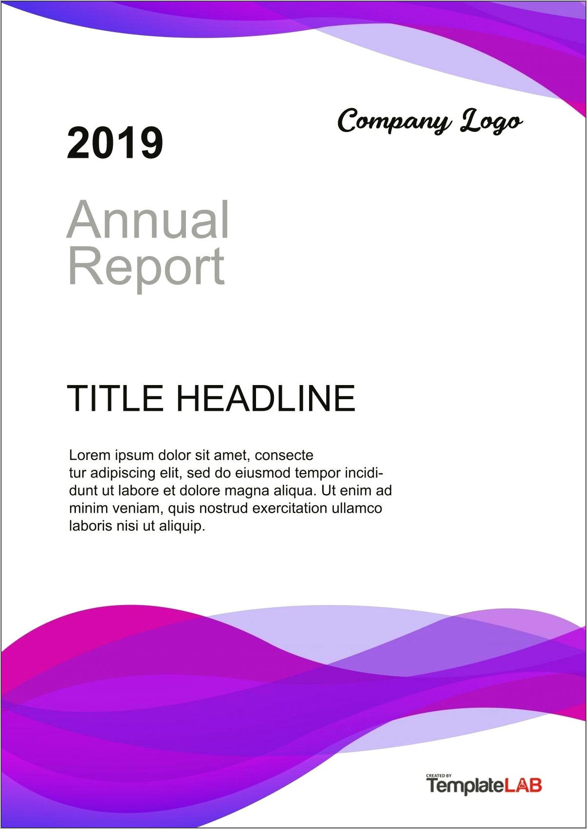 Business Cover Page Template Free Download