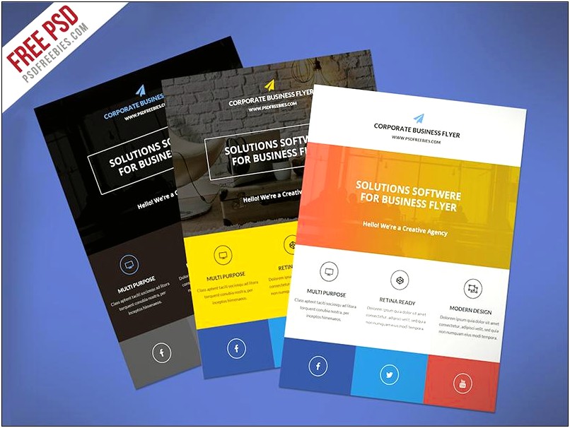 Business Flyer Template Photoshop Free Download