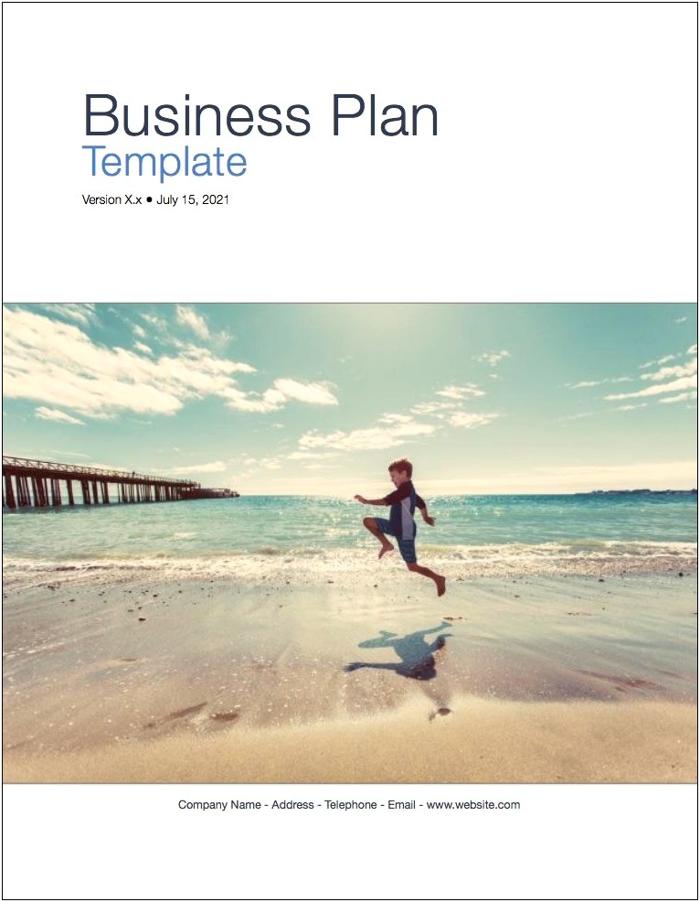 Business Plan Template Pages Mac Free