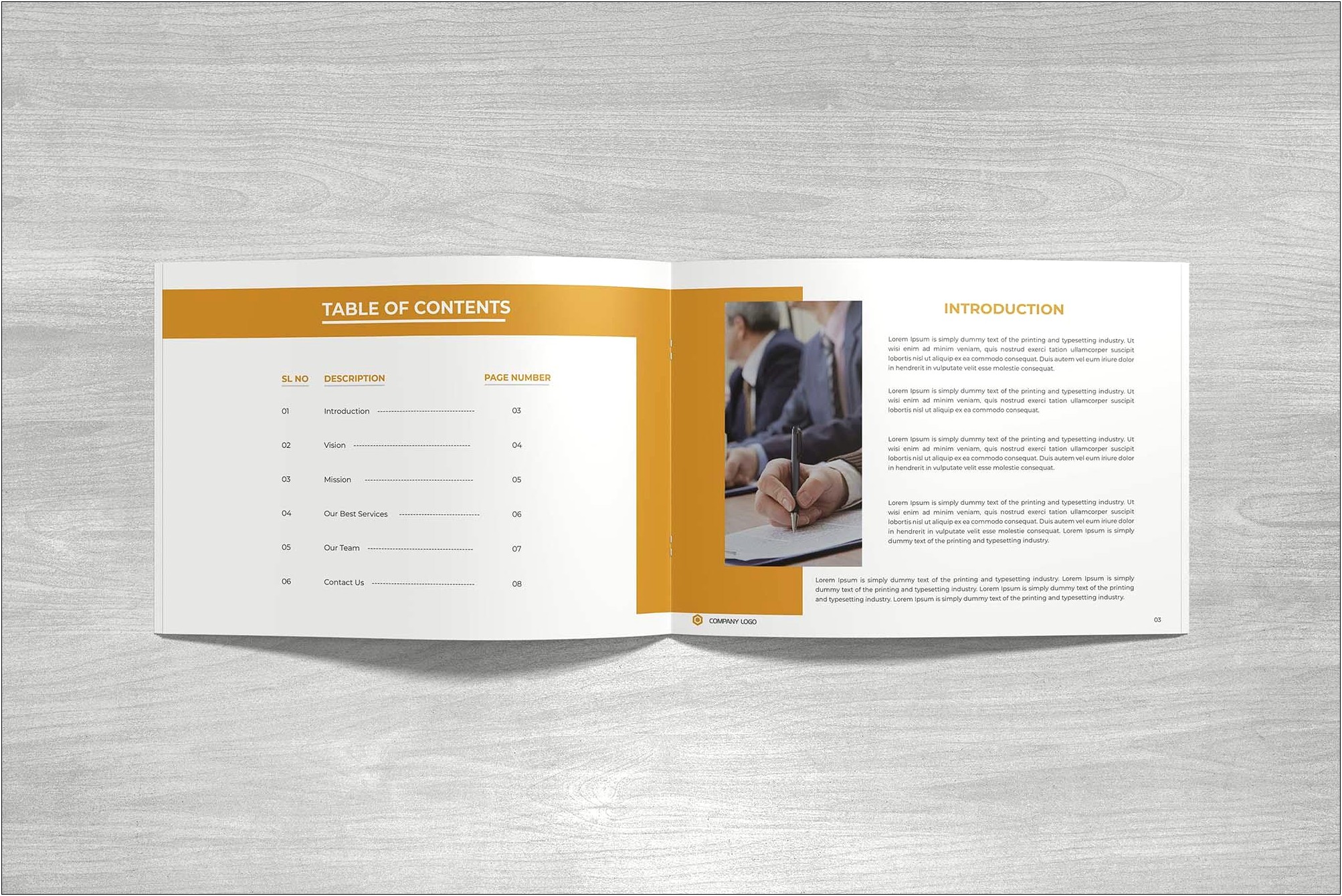 Business Profile Template Word Free Download