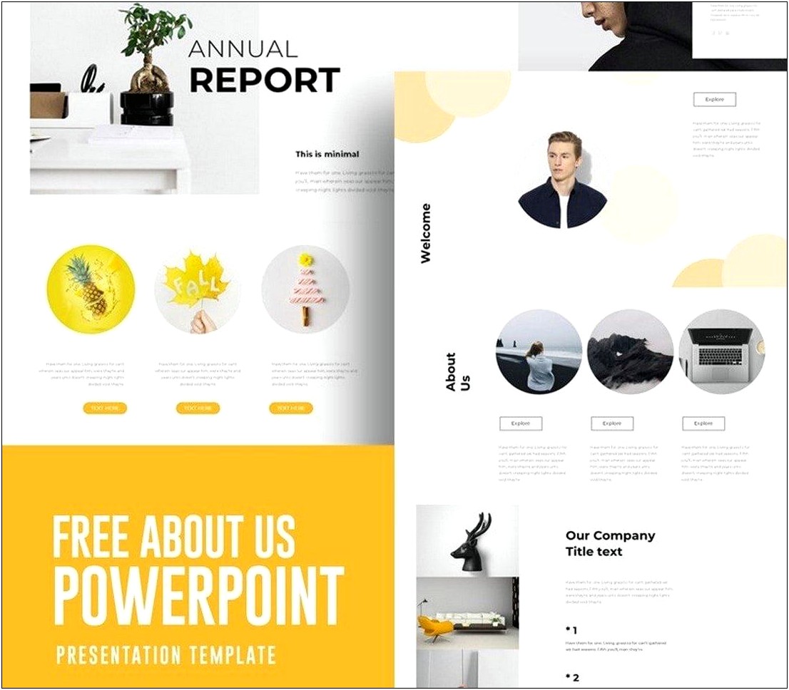 Business Report Ppt Template Free Download