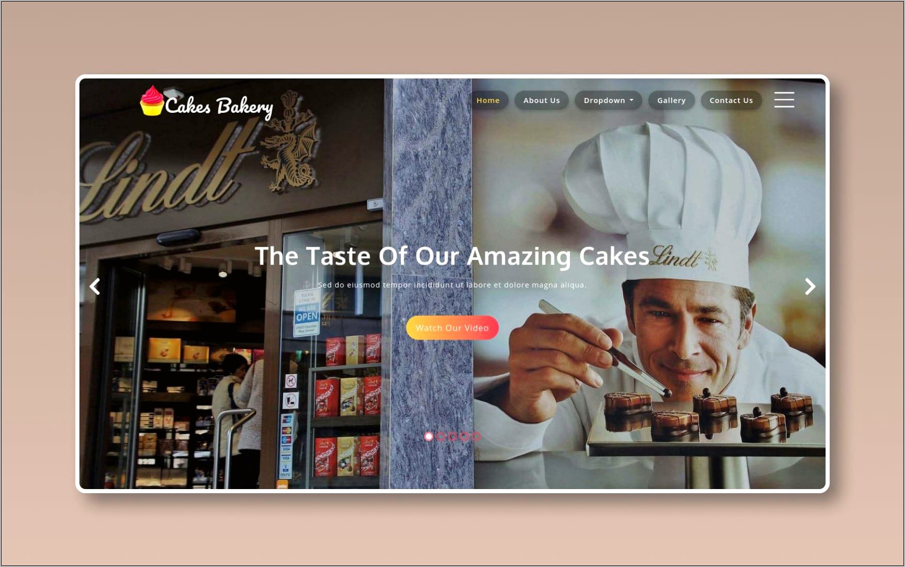 Cake Shop Html Template Free Download