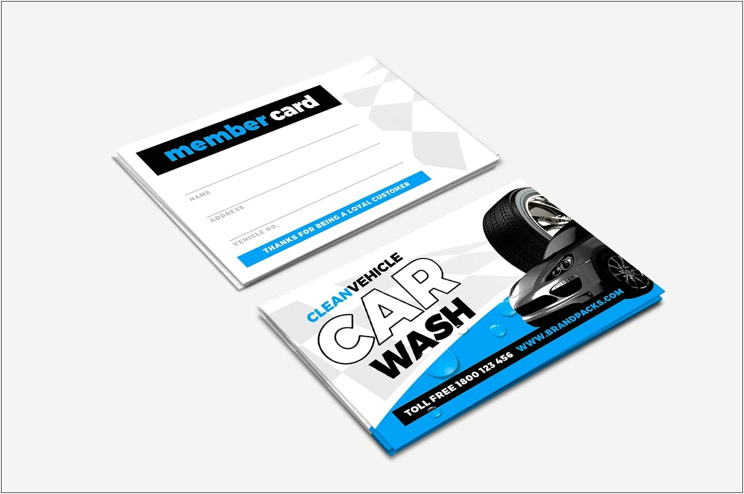 Car Wash Business Card Template Free