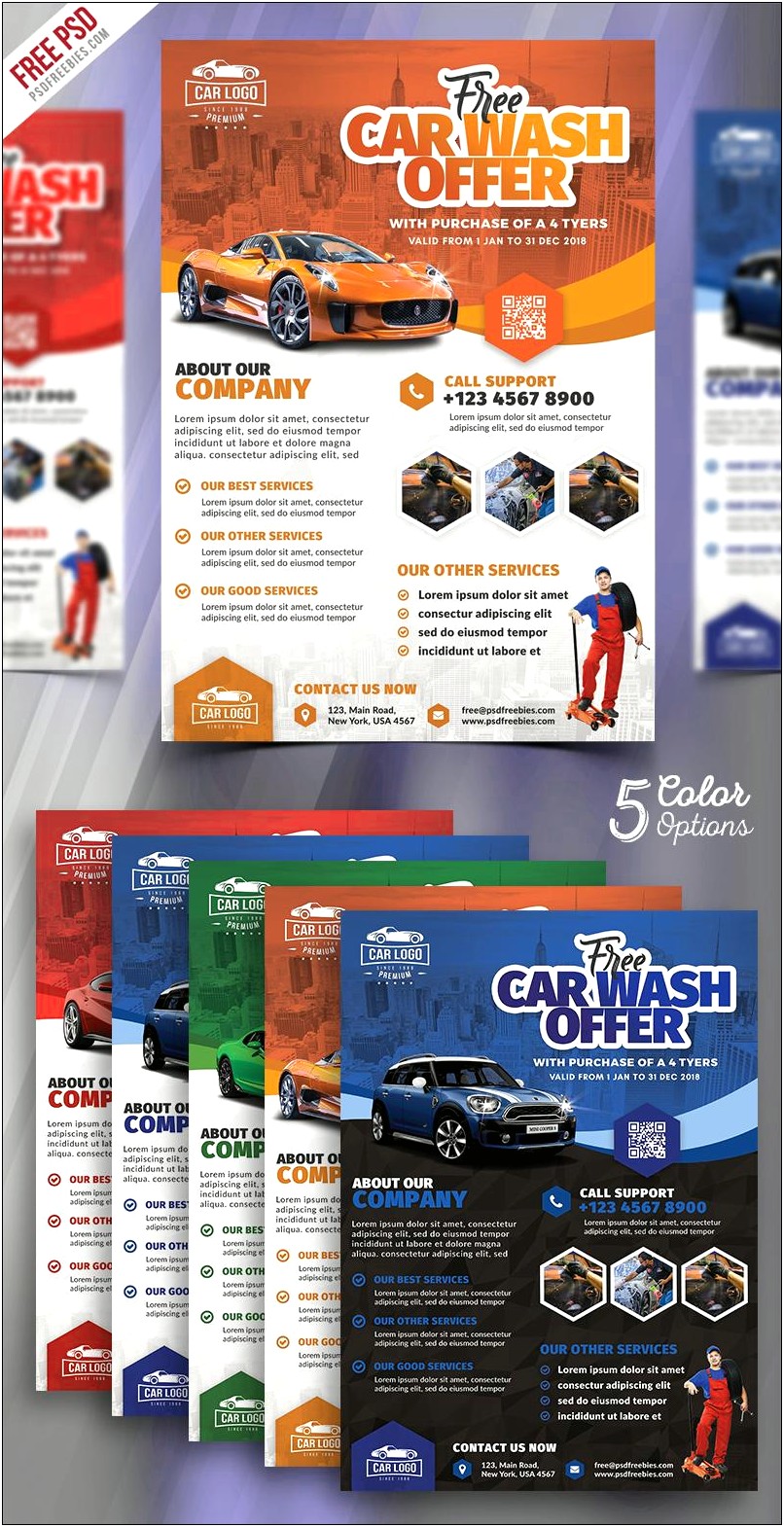 Car Wash Flyer Template Free Download