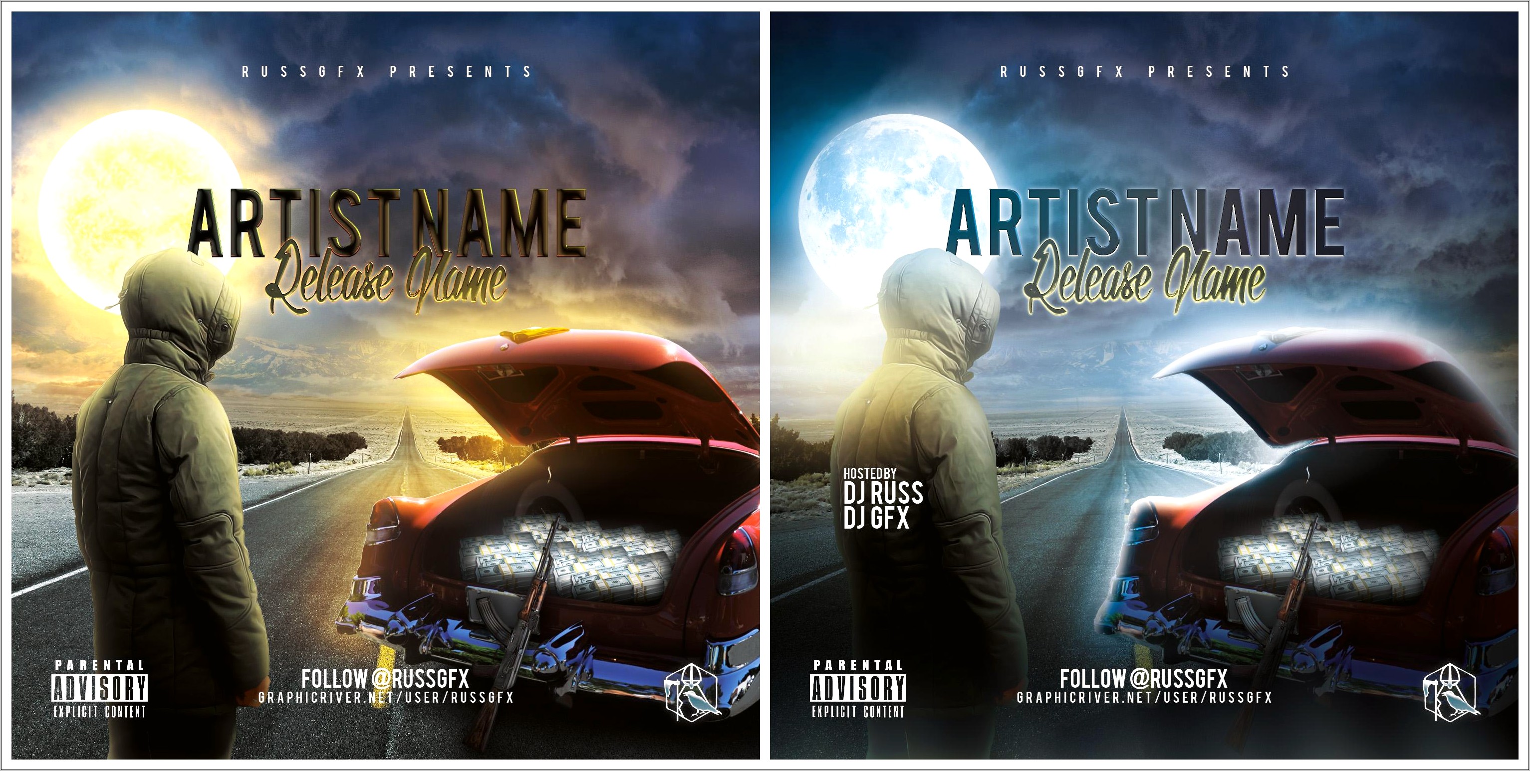 Cd Cover Template Psd Free Download