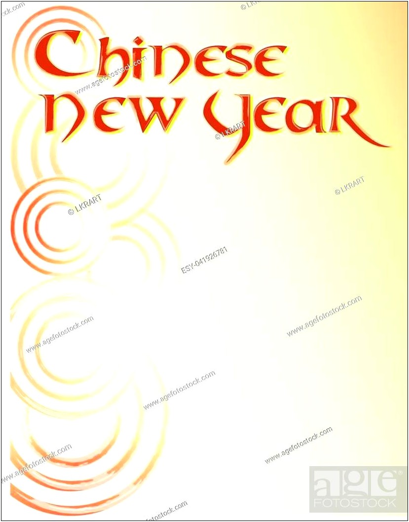 Chinese New Year Poster Template Free