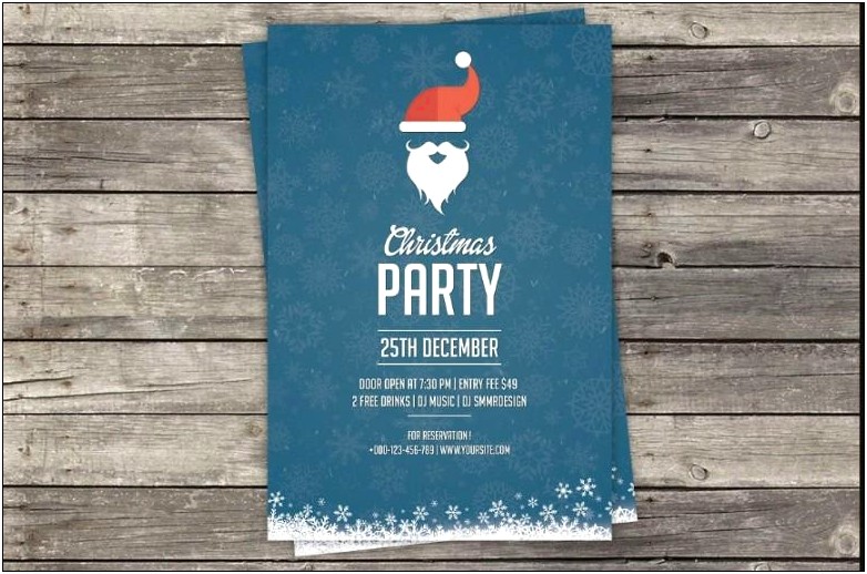 Christmas In July Invitation Template Free