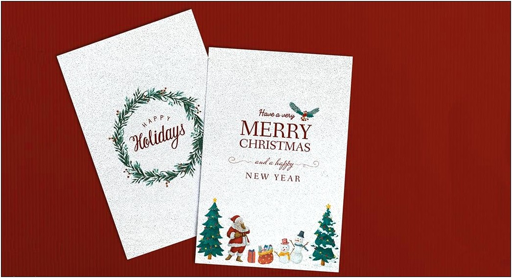 Christmas Party Invitation Card Template Free