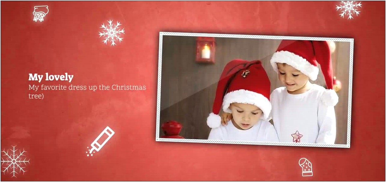 Christmas Slideshow After Effects Template Free