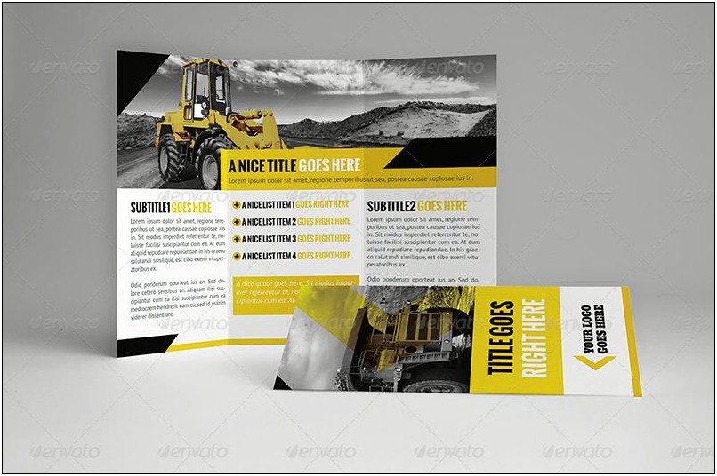 Civil Engineering Brochure Templates Free Download