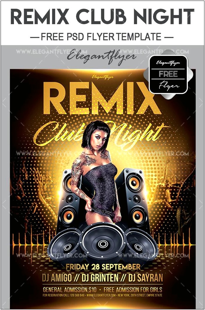 Club Flyer Templates Psd Free Download