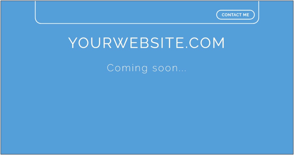 Coming Soon Page Html Template Free