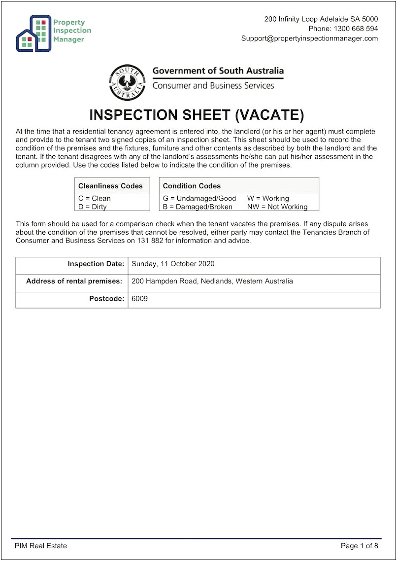 Commercial Property Inspection Report Template Free