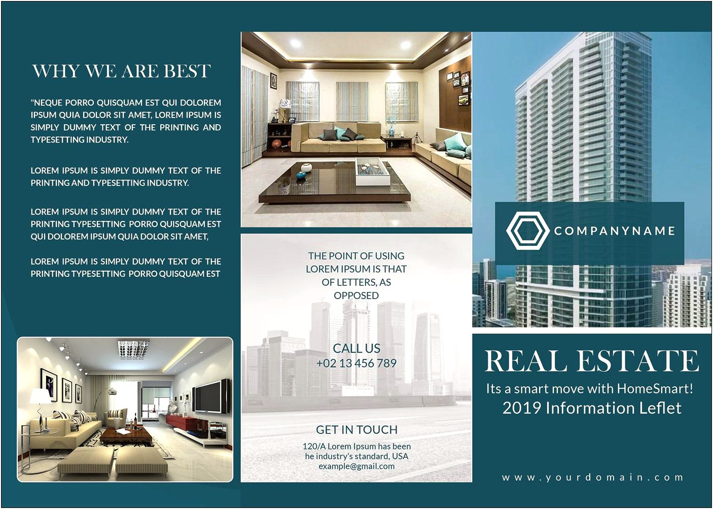 Commercial Real Estate Brochure Templates Free