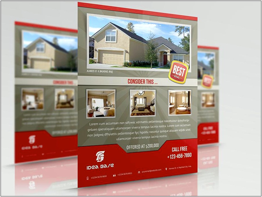Commercial Real Estate Flyer Template Free